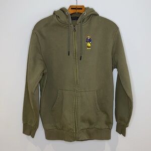 Polo Ralph Lauren Teddy Bear Logo Sweatshirt Men’s L‎ Unisex Olive Green